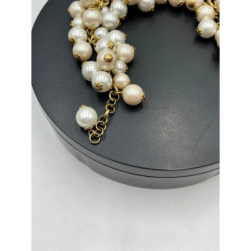 Kate Spade New York White Light Pink Faux Pearl Baubles Cha Cha Bracelet 
8" - Picture 5 of 8